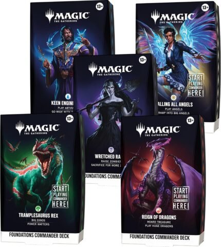 Magic: The Gathering - Foundations Commander Decks (Set of 5) (PRE-ORDER)