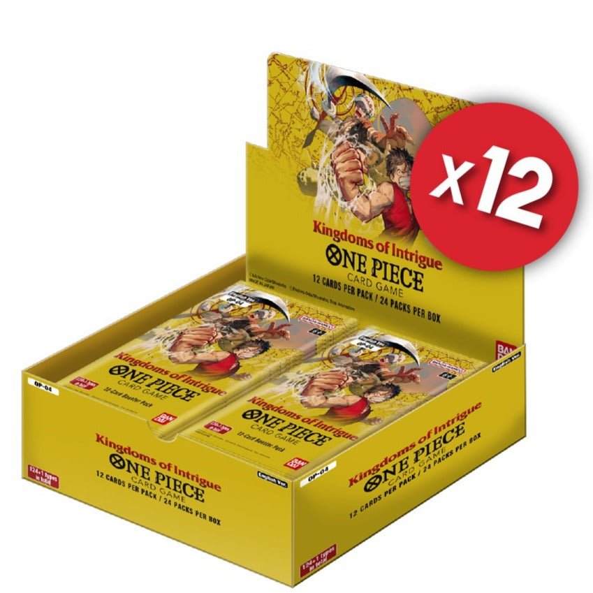 One Piece Card Game: OP-04 Kingdoms of Intrigue Case (12 Units)