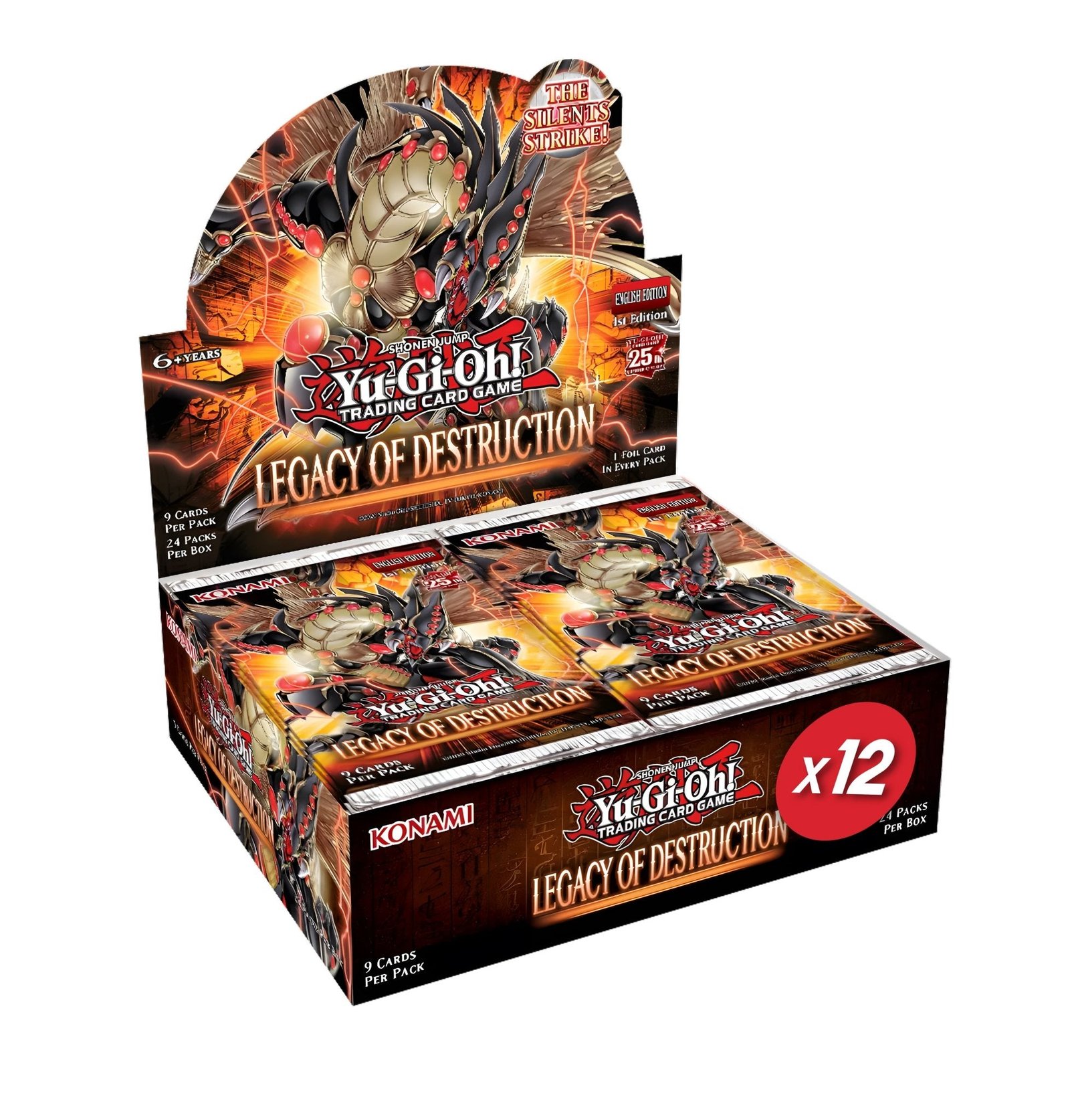 Yu-Gi-Oh! TCG: Legacy Of Destruction Case (12 Booster Boxes)